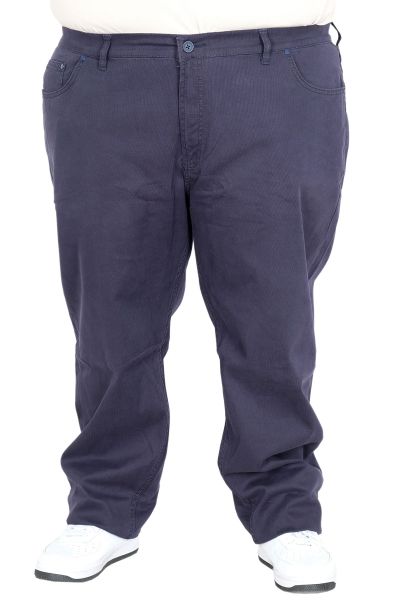 Plus Size Men Wide Leg Denim Pants 20923 Navy