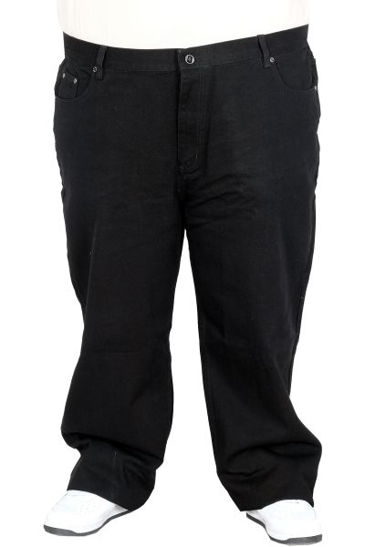 Big Size Men Retro Gabardine Pants 20924 Black