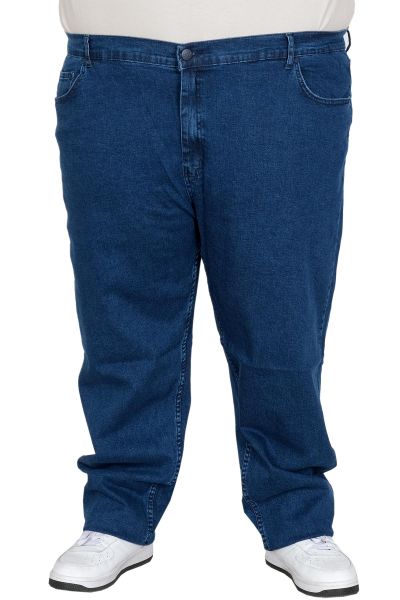 Plus Size Men Denim Gerze Blue Pants 25900 Blue