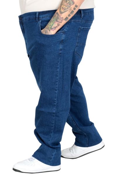 Plus Size Men Denim Gerze Blue Pants 25900 Blue