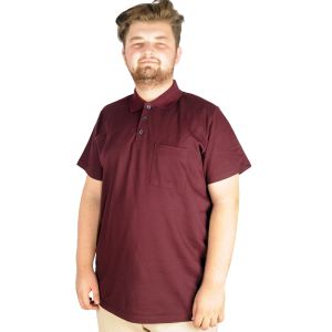 T-Shirt Polo Yaka Cepli Klasik 20550 Mürdüm