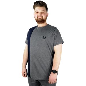 Erkek T shirt Parçalı MD08 22134 Antramelanj