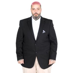 Big Size Men Britanya Blazer Jacket 23028 Black