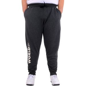 Big Size Mens Sweatpants Interlock WORD 24519 AntraMelange