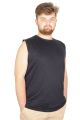 Battal Beden Erkek Kolsuz Tshirt Düz 20003 Lacivert [product_color]