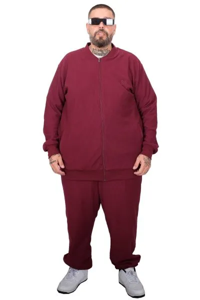 Büyük Beden Eşofman Altı U25823 Bordo [product_color]