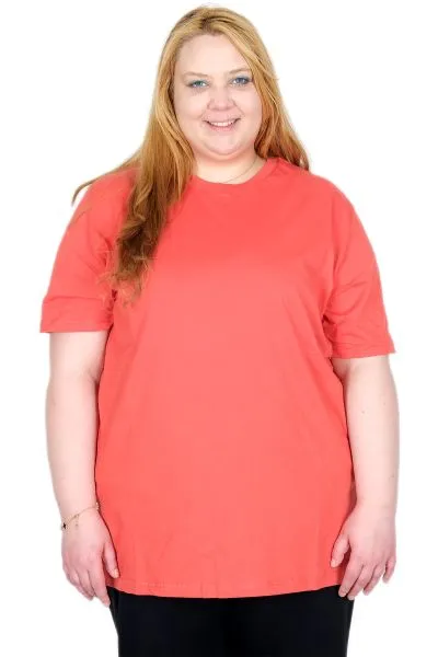 Big Size Basic Tshirt 20031 CORAL