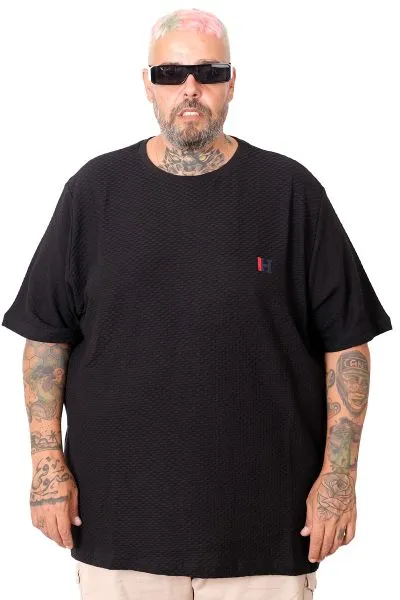 Erkek Büyük Beden T-Shirt Petek U20038