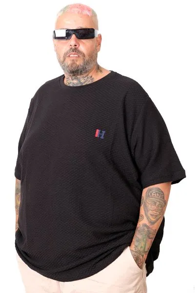 Erkek Büyük Beden T-Shirt Petek U20038