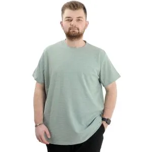 Big Size Mens T-Shirt Crew Neck WAFFLE 20033 Cagla