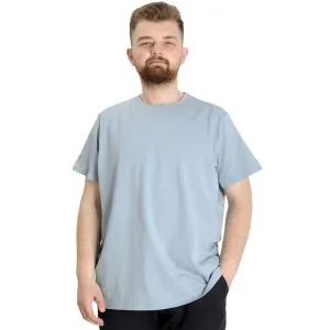 Big Size Elastic T-shirt Crew Neck 20149 Blue