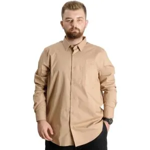 Big Size Mens Ukol Cep Lycra Poplin 20350 Brown