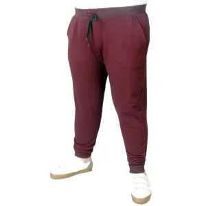 Big Size Men Sweatpants Narrow Trotters 20507 Black