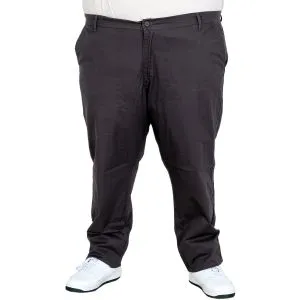 Big Size Men Linen Milano Chino Pants 20850 Anthracite