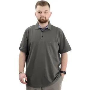 Big-Tall Men Polo T-Shirt With Pocket 20552 Khaki