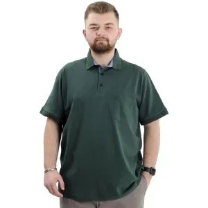 Big-Tall Men Classical Polo T-Shirt with Pocket 20552 Naphta