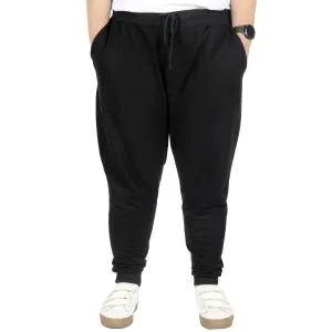 Big Size Men Sweatpants Narrow Trotters 20507 Black