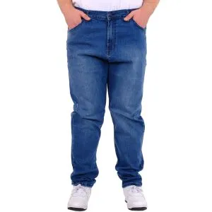 Big Size Mens Trouser Classic Denim 21920 Light Blue