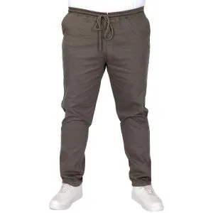 Big Size Mens Trouser Gabardine Straight Jogger Everest 21929 Khaki