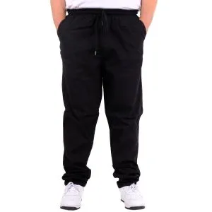 Big Size Mens Gabardinee Straight Leg Jogger EVEREST 21929 Black