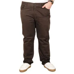 Big-Tall Men Linen Pants 5 Pockets 21003 Brown