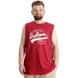 Big Size Mens athlete LOS ANGELES 23005 Burgundy