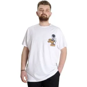 Big Size Mens T-Shirt BEST SCORE 23134 White
