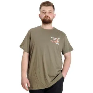 Big Size Mens T-Shirt CULTURE 23146 Khaki