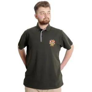 Big Size Mens T-Shirt Polo MODE TEAM 23324 Khaki