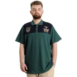 Büyük Beden Erkek T-shirt Polo MILITARE 23327 Nefti
