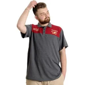Big Size Mens T-Shirt Polo CHNGYRMD 23328 AntraMelange
