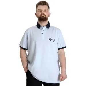 Big Size Mens Polo T-shirt 1991 23341 Blue