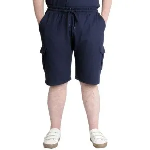 Big Size Mens Short Cargo Pocket WAFFLE 23500 Navy Blue