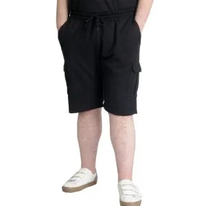 Big Size Mens Short Cargo Pocket WAFFLE 23500 Black