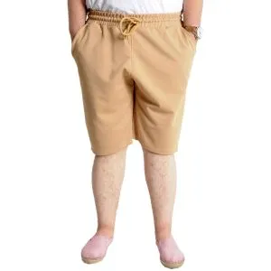 Big Size Mens Short INTERLOK 23515 Beige