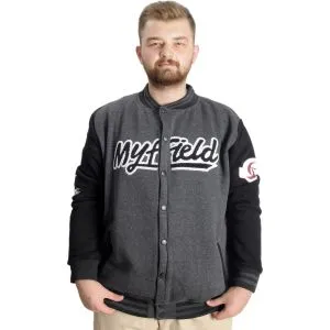 Big Size Mens College Coat My Field 23626 AntraMelange