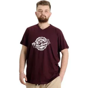 T-shirt V Yaka MUSTANG 23034 Mürdüm