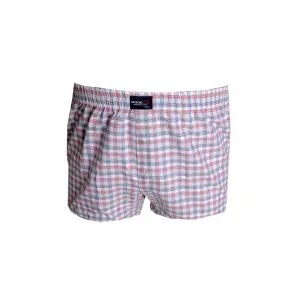 Big Size Mens Boxer Desenli Poplin 6348 Ecru