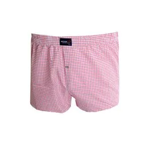 Big Size Mens Boxer Desenli Poplin 6348 Kırmızı