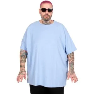 Waffle Basic T-shirt 20033 Mavi