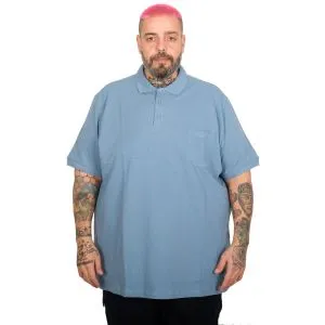 T-Shirt Polo Yaka Cepli Klasik 20550 Mavi