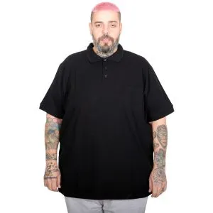T-Shirt Polo Yaka Cepli Klasik 20550 Siyah