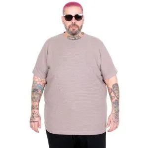 Big Size T-Shirt 20033 MILKY BROWN