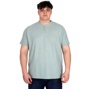 Big Size Mens Henley T-shirt Waffle U20036 Cagla