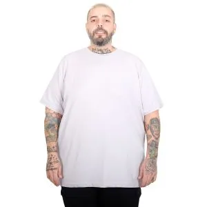 Big Size Men Super Basic Crew Neck T-Shirt 20149 Grey