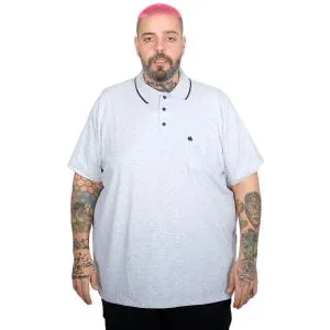Plus Size Men Stretch Suprem Polo T-Shirt with Pocket 21558 Caramel