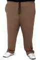 Big Size Men Sweatpants 11105 LIGHT COFFEE