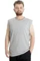 Big Size Mens Basic athlete 20004 Grey Melange