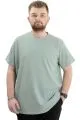 Big Size Mens T-Shirt Crew Neck WAFFLE 20033 Cagla