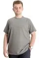 Big Size Mens T-Shirt Crew Neck WAFFLE 20033 Khaki
